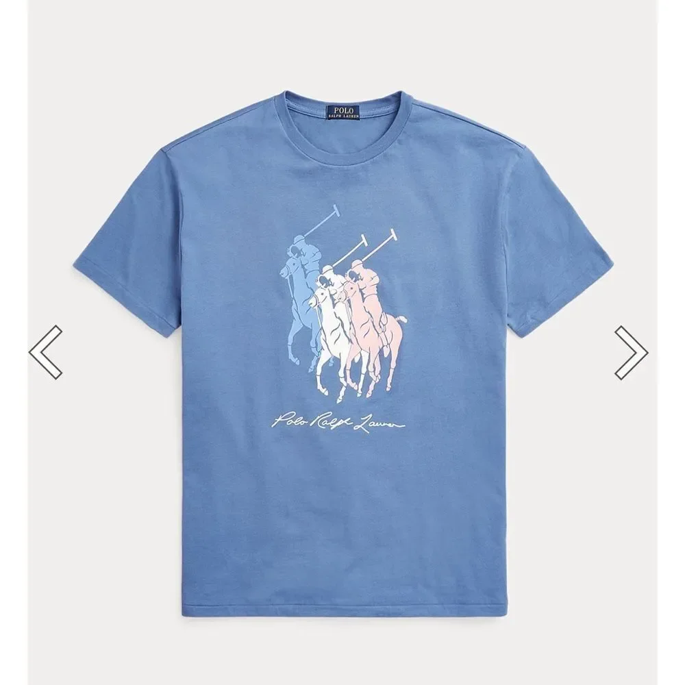 Men's Classic-Fit Big Pony Jersey T-Shirt✨